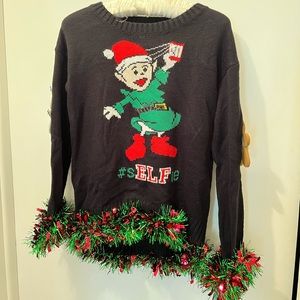 Ugly Elf Christmas Sweater